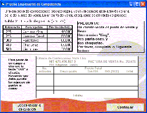 Prueba automática de competencias