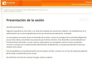 Flacso Sesión sobre Moodle